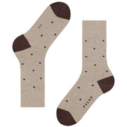 Falke Dot Socks - Taupe Mel