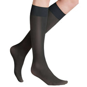 Falke Matt Deluxe 20 Denier Knee High Tights - Graphite Grey