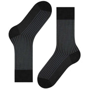 Falke Oxford Stripe Socks - Black Mix