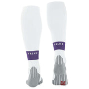 Falke RU Compression Energy Running Knee-High W2 Socks - White/Purple