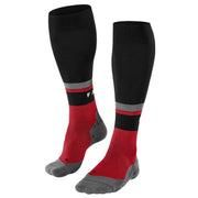 Falke RU Compression Energy Running Knee-High W4 Socks - Black/Scarlet Red