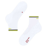 Falke RU4 Endurance Reflect Running Short Socks - White/Green