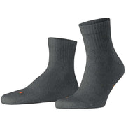 Falke Run Rib Short Socks - Dark Grey