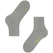 Falke Run Rib Short Socks - Light Grey