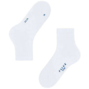 Falke Run Rib Short Socks - White