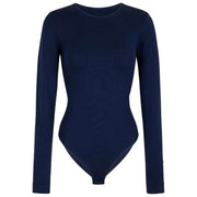 Falke Timeless Cotton Crew ブリーフ ボディスーツ - スペース ブルー