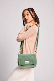 Hindbag Margault ショルダーバッグ - ベルベットミントグリーン