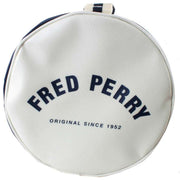 Fred Perry Classic Barrel Bag - Navy/Ecru Cream