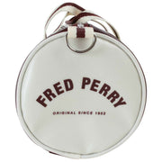 Fred Perry クラシック ミニ バレル バッグ - オックスブラッド/エクリュ クリーム