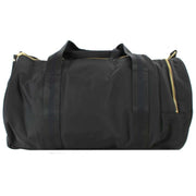 Fred Perry Textured Nylon Barrel Bag - Black