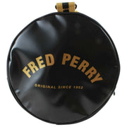 Fred Perry ティップド クラシック バレル バッグ - ブラック/ゴールド