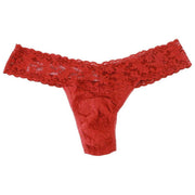 Hanky Panky シグネチャー レース ローライズ Tバック 5 個パック - 御影石/ウッドランド/クレイ オール/ダーク ザクロ/バニラ