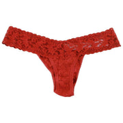 Hanky Panky シグネチャー レース ローライズ Tバック 5 個パック - 御影石/ウッドランド/クレイ オール/ダーク ザクロ/バニラ