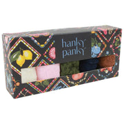 Hanky Panky シグネチャー レース オリジナル ライズ Tバック 5 パック - マシュマロ/ブリス/ボイセンベリー/ネイビー/マキアート