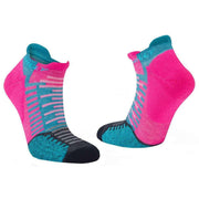 Hilly Active Socklets - Fluo Pink/Teal Green