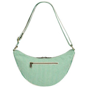 Hindbag Andrea Half Moon バッグ - グリーン ストライプ