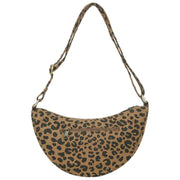 Hindbag Andrea Half Moon バッグ - レオパード シナモン ブラウン