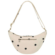 Hindbag Andrea Half Moon バッグ - オフホワイト ポルカドット