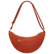 Hindbag Andrea Half Moon バッグ - ベルベット ブリック オレンジ