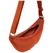 Hindbag Andrea Half Moon バッグ - ベルベット ブリック オレンジ