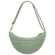 Hindbag Andrea Half Moon バッグ - ベルベット ミント グリーン