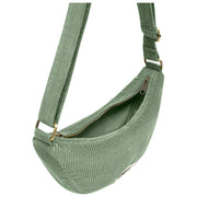 Hindbag Andrea Half Moon バッグ - ベルベット ミント グリーン