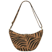 Hindbag Andrea Half Moon バッグ - ゼブラ シナモン ブラウン