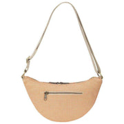 Hindbag Andrea ウーブン ハーフムーン バッグ - コーラルレッド