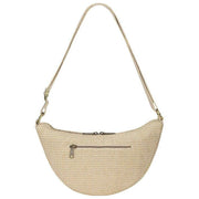 Hindbag Andrea ウーブン ハーフムーン バッグ - ヌードベージュ