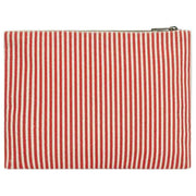Hindbag Ema ミディアム ジップ ポーチ - レッド ストライプ