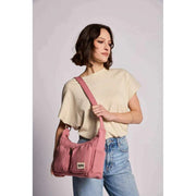 Hindbag Emile マルチ ポケット ショルダー バッグ - ブラッシュ ピンク