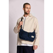Hindbag Emile マルチポケット ショルダーバッグ - ネイビーブルー