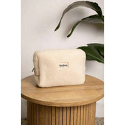 Hindbag Leon テディ トイレタリー バッグ - アークティック ホワイト