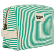 Hindbag Leon トイレタリーバッグ - グリーンストライプ