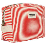 Hindbag Leon トイレタリーバッグ - レッドストライプ