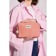 Hindbag Leon トイレタリーバッグ - レッドストライプ