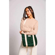Hindbag Louise Square Crossbody Bag - ベルベット パイン グリーン