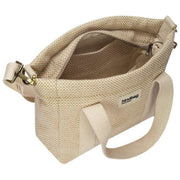 Hindbag Louise スクエア ウーブン クロスボディ バッグ - ヌードベージュ