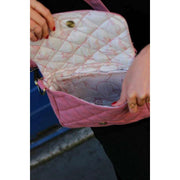 Hindbag Margault キルティング ショルダー バッグ - ブラッシュ ピンク