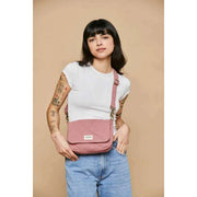 Hindbag Margault キルティング ショルダー バッグ - ブラッシュ ピンク