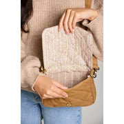 Hindbag Margault キルティング ショルダー バッグ - シナモンブラウン