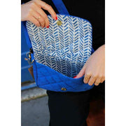 Hindbag Margault キルティング ショルダー バッグ - エレクトリック ブルー