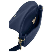Hindbag Margault ショルダーバッグ - ベルベットネイビーブルー