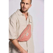Hindbag Olivia バムバッグ - レッドストライプ