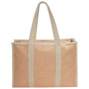 Hindbag Oscar ウーブン トートバッグ - コーラルレッド