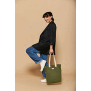 Hindbag Paul トートバッグ - オリーブグリーン