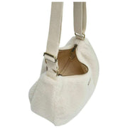 Hindbag Rosa ラージ テディ ショルダー バッグ - アークティック ホワイト