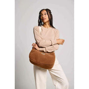 Hindbag Rosa ラージ テディ ショルダー バッグ - ブラウン