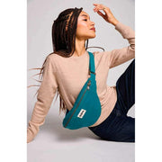 Hindbag Sasha ラージ バムバッグ - ピーコックブルー