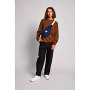 Hindbag Sofia XL ウエストバッグ - ベルベット ネイビー ブルー